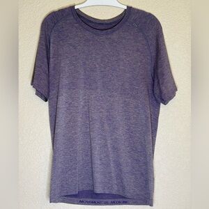lululemon athletica Heathered Purple Short Sleeve Tee